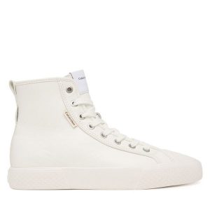 Trampki Calvin Klein. Białe trampki Calvin Klein, bez wzorów, bez zapięcia. Za 409,99 zł.
