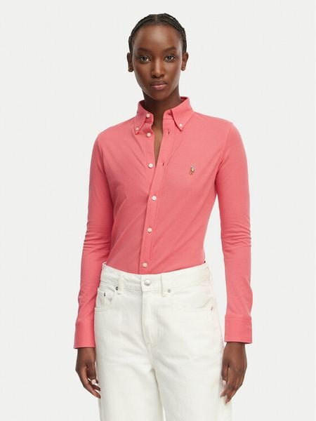 Polo Ralph Lauren Koszula 211924258503 Czerwony Slim Fit. Czerwone koszule Polo Ralph Lauren, xs, bez wzorów, z bawełny, bez kołnierzyka, bez ramiączek. Za 473,99 zł.