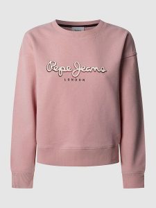Pepe Jeans Bluza "Maddy" w kolorze jasnoróżowym rozmiar: S. Różowe bluzy Pepe Jeans, s, bez wzorów, z bawełny, bez kaptura. Za 158,10 zł.