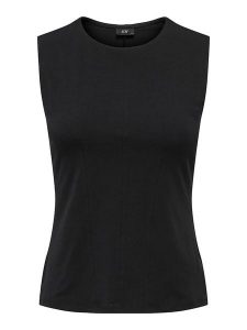 JDY Top w kolorze czarnym rozmiar: XL. Czarne topy JDY, xl, bez wzorów, bez kołnierzyka, bez ramiączek. Za 61,46 zł.