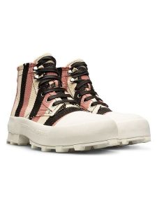 Camper Sneakersy "Traktori" w kolorze kremowym rozmiar: 36. Brązowe trampki Camper, bez wzorów, za kostkę, bez zapięcia. Za 404,99 zł.