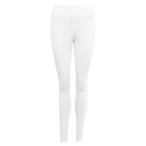 Damskie legginsy jeździeckie z pełną przyczepnością BR Equitation Mandy. Białe legginsy BR, bez wzorów, z elastanu, z podwyższonym stanem, długie. Za 386,00 zł.