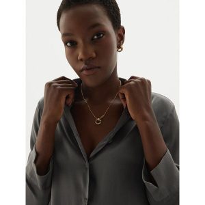 Naszyjnik Guess. Żółte kolczyki Guess, złote. Za 319,99 zł.