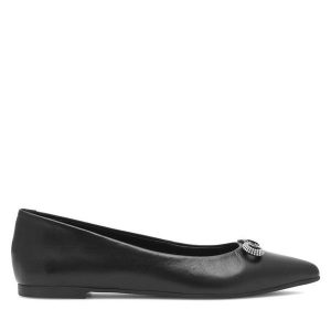Baleriny Lasocki. Czarne balerinki Lasocki, bez wzorów, bez obcasa, bez zapięcia. Za 159,99 zł.