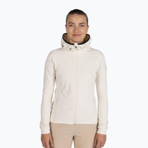 Bluza damska Rossignol Mid Layer Thin Full Zip cap. Białe bluzy Rossignol, na zimę, bez wzorów, bez kaptura. Za 389,99 zł.