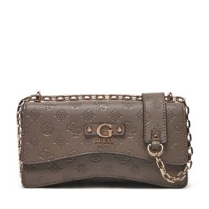 Torebka Guess. Brązowe torebki klasyczne Guess, z aplikacjami, bez dodatków. Za 319,99 zł.