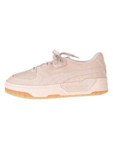 Puma Skórzane sneakersy "Cali Dream First Sense" w kolorze beżowym rozmiar: 37. Brązowe trampki Puma, bez wzorów, bez zapięcia. Za 157,73 zł.