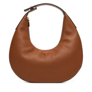 Torebka Guess. Brązowe torebki klasyczne Guess, z aplikacjami, bez dodatków. Za 639,99 zł.