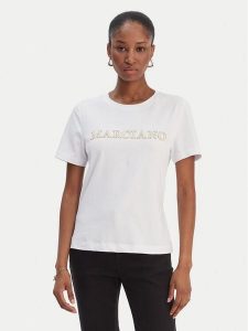 Marciano Guess T-Shirt 6RGI04 6008A Biały Regular Fit. Białe t-shirty Marciano Guess, xl, z aplikacjami, z bawełny, bez kołnierzyka, bez ramiączek. Za 269,99 zł.