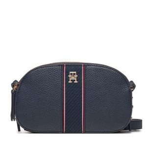 Torebka Tommy Hilfiger. Niebieskie listonoszki TOMMY HILFIGER, bez wzorów, bez dodatków. Za 289,99 zł.