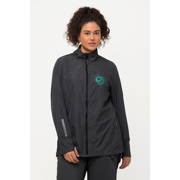 Damskie Kurtka HYPRAR lekka stójka tunel z recyklingu. Fioletowe kurtki Ulla Popken, plus size, bez wzorów, z materiału, bez kaptura. Za 479,99 zł.