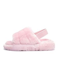 ISLAND BOOT Kapcie "Poppy" w kolorze jasnoróżowym rozmiar: 38. Różowe kapcie Island Boot, bez wzorów. Za 92,21 zł.