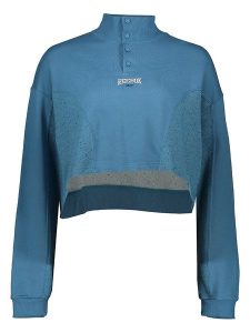Reebok Bluza w kolorze błękitnym rozmiar: S. Niebieskie bluzy Reebok, s, bez wzorów, z bawełny, bez kaptura. Za 118,95 zł.