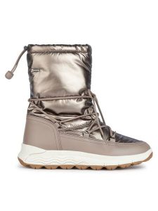Geox Śniegowce D Spherica 4x4 B Abx D3626E 085FU C6692 Szary. Szare buty zimowe Geox, z materiału, bez obcasa, bez zapięcia. Za 799,99 zł.