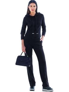 Heine Bluza w kolorze granatowym rozmiar: 40. Niebieskie bluzy Heine, bez wzorów, z wełny, z kapturem. Za 122,96 zł.