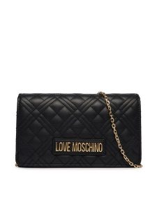 LOVE MOSCHINO Torebka JC4079PP1OLA0000 Czarny. Czarne torebki klasyczne LOVE MOSCHINO, bez wzorów, ze skóry, bez dodatków. Za 639,99 zł.