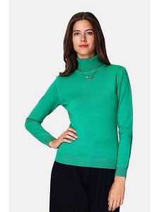 William de Faye Golf w kolorze zielonym rozmiar: 38. Zielone golfy William de Faye, bez wzorów, z kaszmiru. Za 104,64 zł.