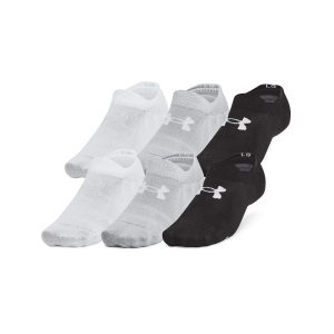 Under Armour UNISEX UA ESSENTIAL 6PK ULT Skarpetki unisex. Czarne skarpetki Under Armour, bez wzorów, z elastanu. Za 62,99 zł.