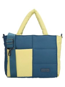 Beagles Torebka "Calvia Duo" w kolorze żółto-niebieskim - 32 x 21 x 11 cm rozmiar: onesize. Niebieskie torebki klasyczne Beagles, bez wzorów, z materiału, przez ramię, bez dodatków. Za 78,99 zł.