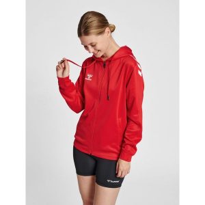 Bluza fitness damska Hummel hmlCore. Czarne bluzy Hummel, xs, bez wzorów, bez kaptura. W wyprzedaży za 200,80 zł.