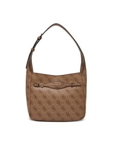 Guess Torebka Katya HWSG96 52010 Beżowy. Brązowe torebki klasyczne Guess, z aplikacjami, ze skóry, bez dodatków. Za 339,99 zł.