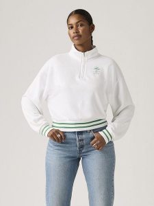 Levi's Bluza w kolorze białym rozmiar: S. Białe bluzy Levi's®, s, bez wzorów, bez kaptura. Za 164,95 zł.