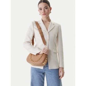 Torebka LOVE MOSCHINO. Brązowe torebki klasyczne LOVE MOSCHINO, bez wzorów, bez dodatków. Za 685,99 zł.