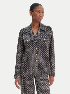 Marciano Guess Koszula 6RGH12 7435A Czarny Regular Fit. Czarne koszule Marciano Guess, z aplikacjami, z syntetyku, bez kołnierzyka, bez ramiączek. Za 474,99 zł.