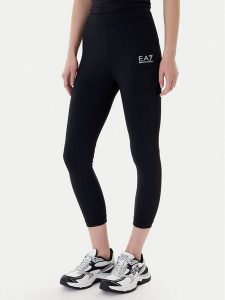 EA7 Emporio Armani Legginsy 7W000932 AF21580 UC001 Czarny Slim Fit. Czarne legginsy EA7 Emporio Armani, bez wzorów, z syntetyku. Za 389,99 zł.
