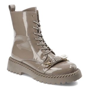 Brązowe Botki S.Barski Modne Buty Damskie. Brązowe botki S.BARSKI, na jesień, bez wzorów, ze skóry ekologicznej, bez obcasa, na obcasie, bez zapięcia. Za 239,00 zł.