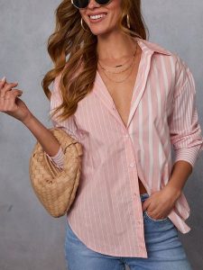 Milan Kiss Koszula w kolorze jasnoróżowym rozmiar: S. Różowe koszule Milan Kiss, s, bez wzorów, bez kołnierzyka, bez ramiączek. Za 173,95 zł.