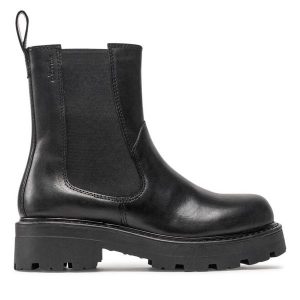 Sztyblety Vagabond Shoemakers. Czarne botki Vagabond Shoemakers, bez wzorów, bez obcasa, na płaskiej podeszwie, bez zapięcia. Za 579,99 zł.