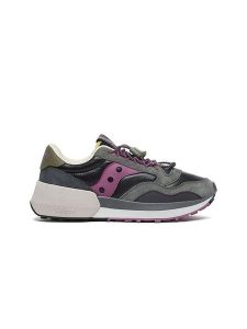 Saucony Skórzane sneakersy w kolorze szaro-fioletowym rozmiar: 42. Różowe trampki Saucony, bez wzorów, bez zapięcia. Za 293,59 zł.