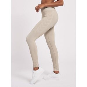 Damskie legginsy mid-rise Hummel Clea. Szare legginsy Hummel, bez wzorów. W wyprzedaży za 159,00 zł.