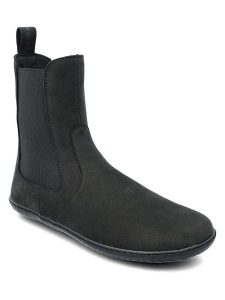 Groundies Skórzane buty "Camden" w kolorze antracytowym do chodzenia na boso rozmiar: 37. Czarne buty sportowe Groundies, bez wzorów, z polaru, bez zapięcia, trekkingowe. Za 419,95 zł.