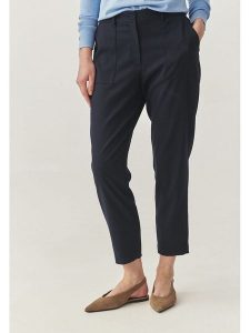 TATUUM Spodnie chino w kolorze granatowym rozmiar: 40. Niebieskie chinosy Tatuum, bez wzorów, z podwyższonym stanem. Za 189,74 zł.