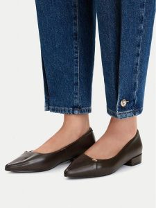 MEXX Baleriny EO-WS4078-03 Brązowy. Brązowe balerinki Mexx, bez wzorów, bez obcasa, bez zapięcia. Za 269,99 zł.