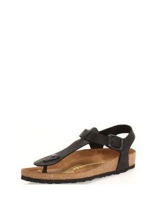 Comfortfusse Skórzane sandały w kolorze czarnym rozmiar: 37. Czarne sandały Comfortfüße, bez wzorów, z otwartym noskiem, bez obcasa, bez zapięcia. Za 269,95 zł.