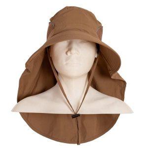 Kapelusz outdoorowy wielokolorowy z szerokim rondem. Brązowe kapelusze SOFTEE, bez wzorów, z poliesteru. Za 153,99 zł.