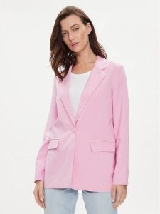 Vero Moda Marynarka Carmen 10287190 Różowy Boxy Fit. Czerwone marynarki i żakiety Vero Moda, m, bez wzorów, z wiskozy. Za 179,99 zł.