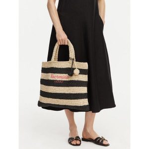 Torebka Liu Jo. Czarne shopper bag Liu Jo, bez wzorów, bez dodatków. Za 389,99 zł.