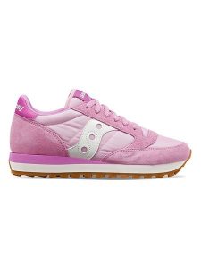 Saucony Sneakersy "Jazz" w kolorze różowym rozmiar: 38. Różowe trampki Saucony, bez wzorów, z materiału, bez zapięcia. Za 197,63 zł.