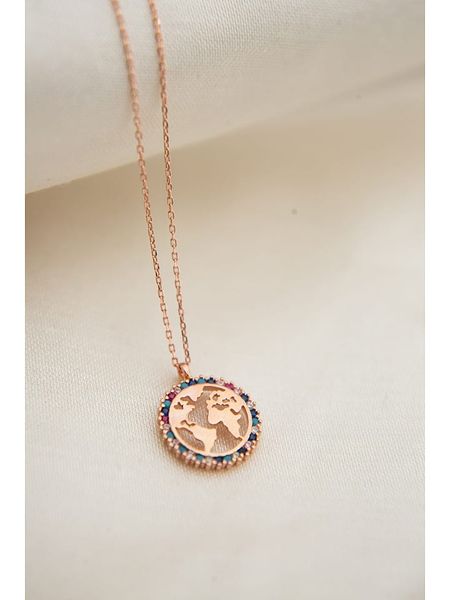 Lodie Silver Srebrny naszyjnik z zawieszką - dł. 43 cm rozmiar: onesize. Szare naszyjniki Lodie Silver, z cyrkonią, srebrne. Za 47,95 zł.