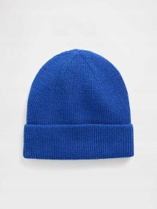 CZAPKA ZIMOWA GAP BEANIE UNISEX CIEPŁA 842499-01. Niebieskie czapki GAP, bez wzorów, eleganckie. Za 89,00 zł.