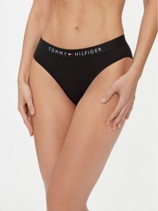 Tommy Hilfiger Figi klasyczne UW0UW04145 Czarny. Czarne figi TOMMY HILFIGER, bez wzorów, z bawełny. Za 79,99 zł.