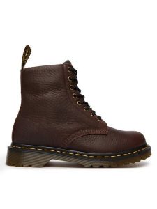 Dr. Martens Trapery 1460 Fleece Lined Grizzly DM31873201 Brązowy. Brązowe buty zimowe Dr. Martens, ze skóry, bez obcasa, bez zapięcia. Za 989,99 zł.