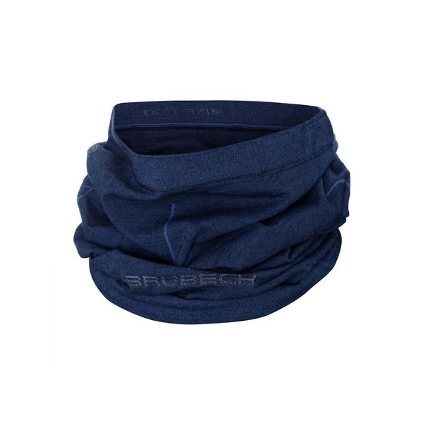 Komin trekkingowy z wełną merino unisex Brubeck. Czarne szaliki Brubeck, bez wzorów, z elastanu. Za 72,99 zł.