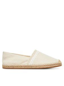 Tommy Hilfiger Espadryle Fringe Canvas Closed Espadrille FW0FW08881 Beżowy. Brązowe espadryle TOMMY HILFIGER, bez wzorów, z materiału, bez obcasa. Za 209,99 zł.