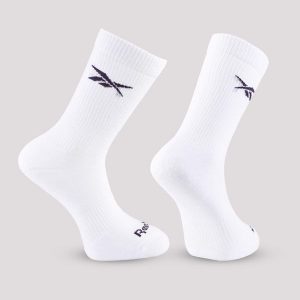 Skarpetki fitness Reebok wysokie 3 pary. Skarpetki Reebok, bez wzorów, z bawełny. Za 49,99 zł.