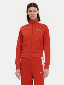 Puma Bluza T7 Always On 629796 Czerwony Regular Fit. Czerwone bluzy Puma, s, bez wzorów, z bawełny, bez kaptura. Za 179,99 zł.
